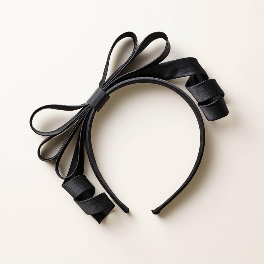 Kate Spade Target NWT - Ribbon Bow Headband Black